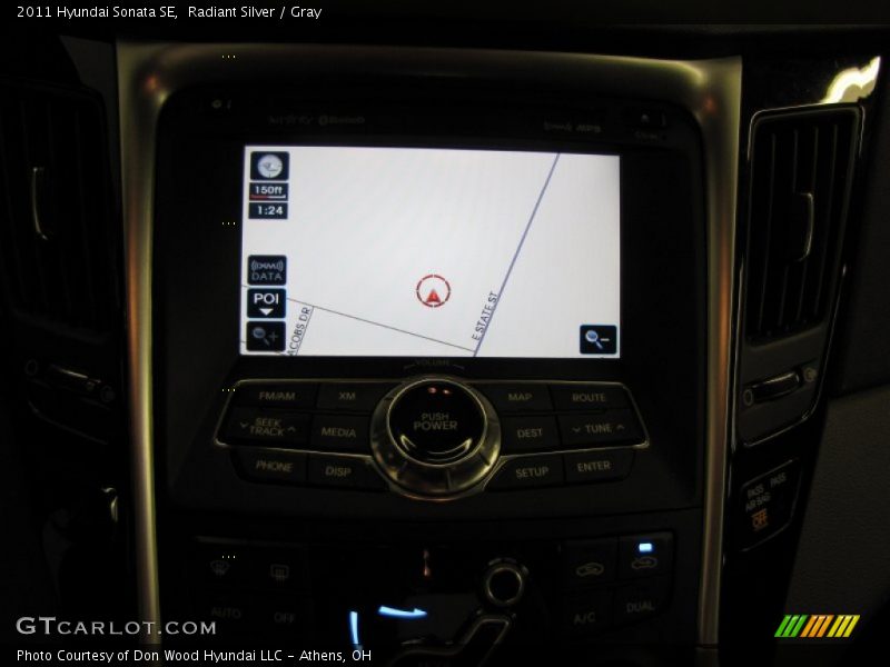 Radiant Silver / Gray 2011 Hyundai Sonata SE