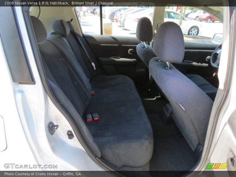 Brilliant Silver / Charcoal 2008 Nissan Versa 1.8 SL Hatchback