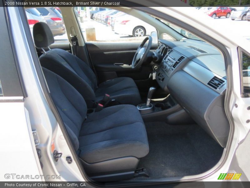 Brilliant Silver / Charcoal 2008 Nissan Versa 1.8 SL Hatchback