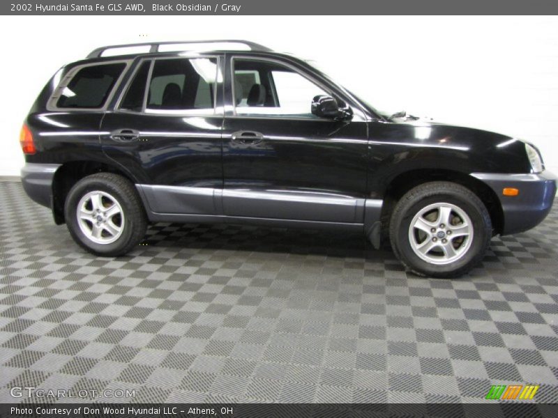 Black Obsidian / Gray 2002 Hyundai Santa Fe GLS AWD