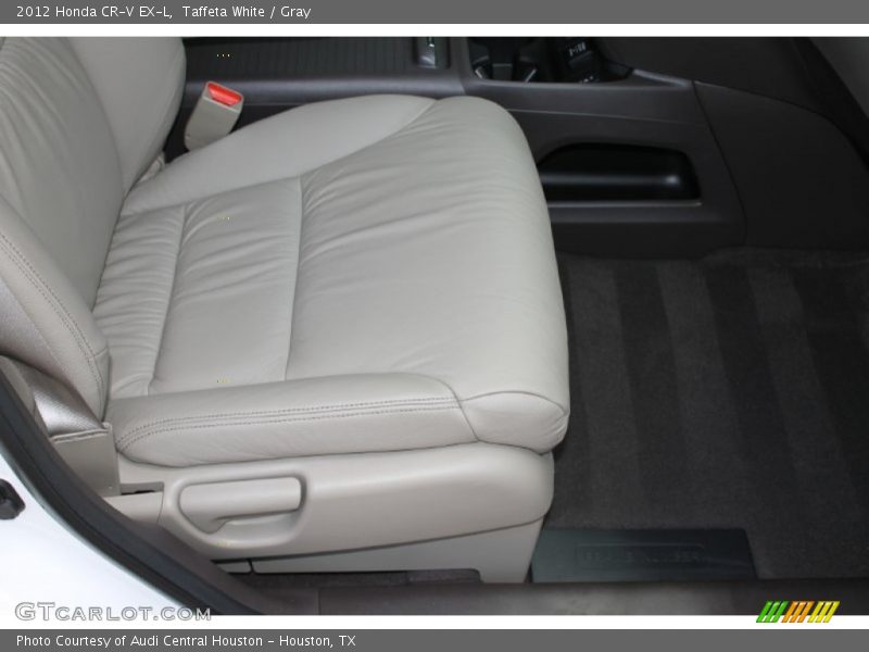 Taffeta White / Gray 2012 Honda CR-V EX-L