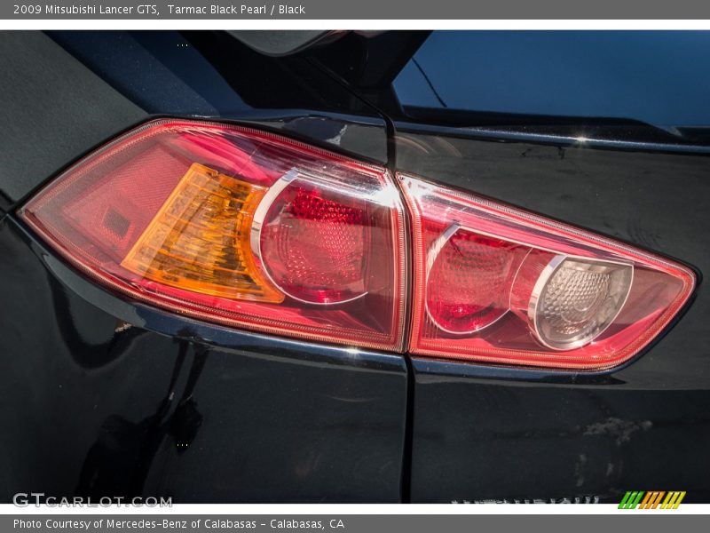 Tarmac Black Pearl / Black 2009 Mitsubishi Lancer GTS