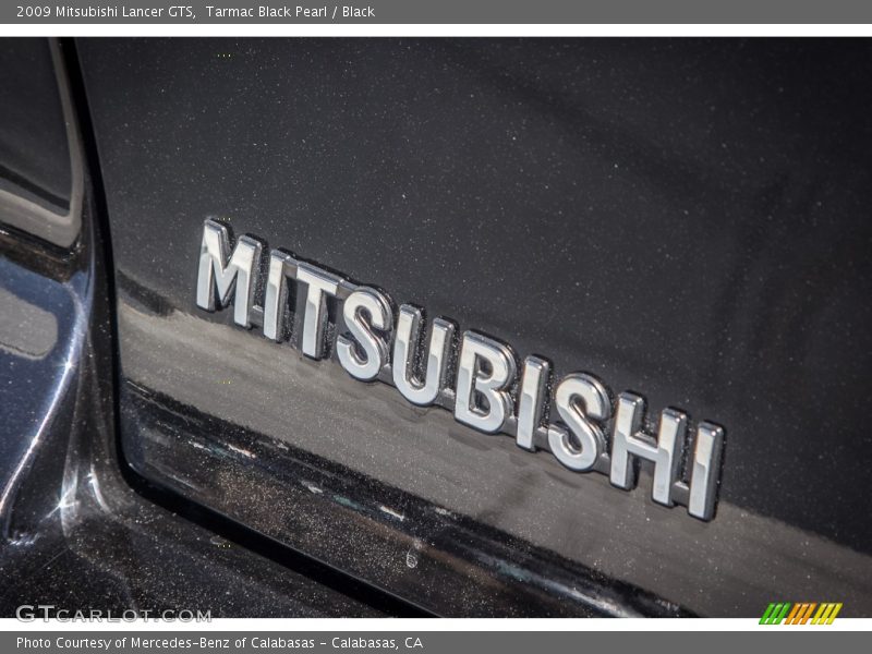 Tarmac Black Pearl / Black 2009 Mitsubishi Lancer GTS
