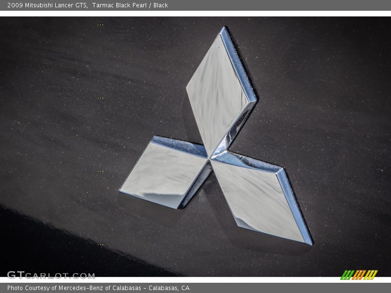 Tarmac Black Pearl / Black 2009 Mitsubishi Lancer GTS