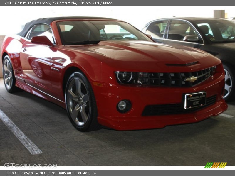 Victory Red / Black 2011 Chevrolet Camaro SS/RS Convertible