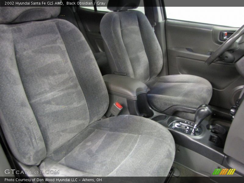 Black Obsidian / Gray 2002 Hyundai Santa Fe GLS AWD