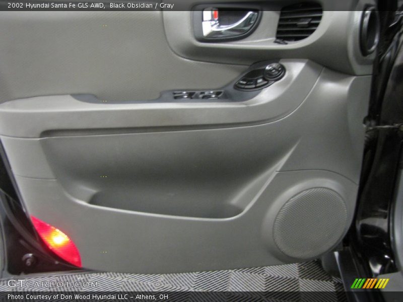 Black Obsidian / Gray 2002 Hyundai Santa Fe GLS AWD