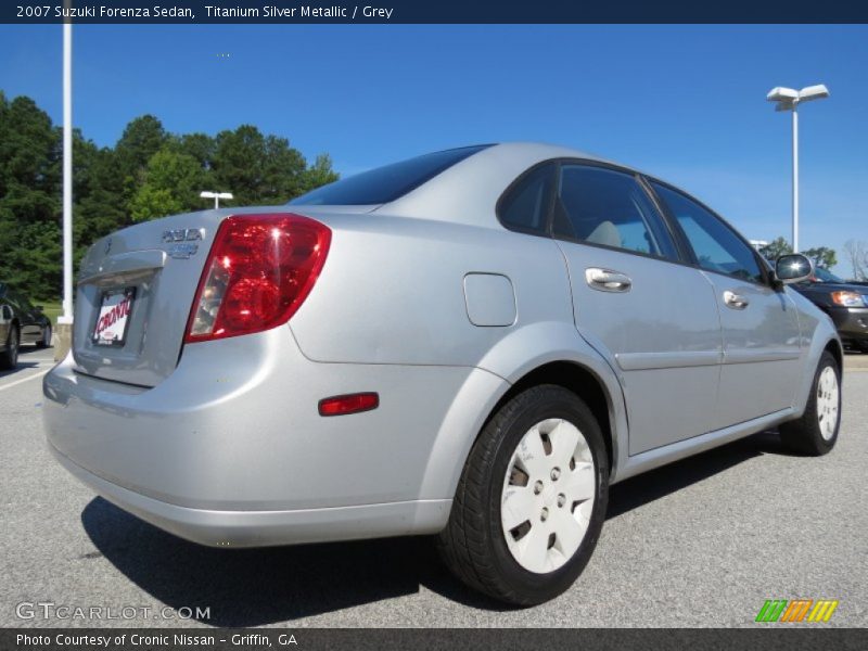 Titanium Silver Metallic / Grey 2007 Suzuki Forenza Sedan