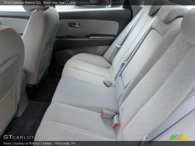 Black Noir Pearl / Gray 2010 Hyundai Elantra GLS