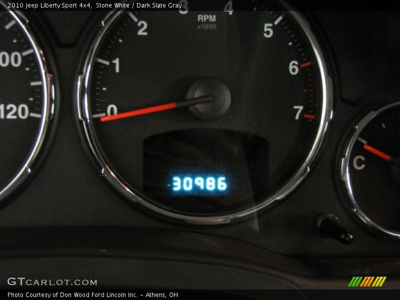 Stone White / Dark Slate Gray 2010 Jeep Liberty Sport 4x4