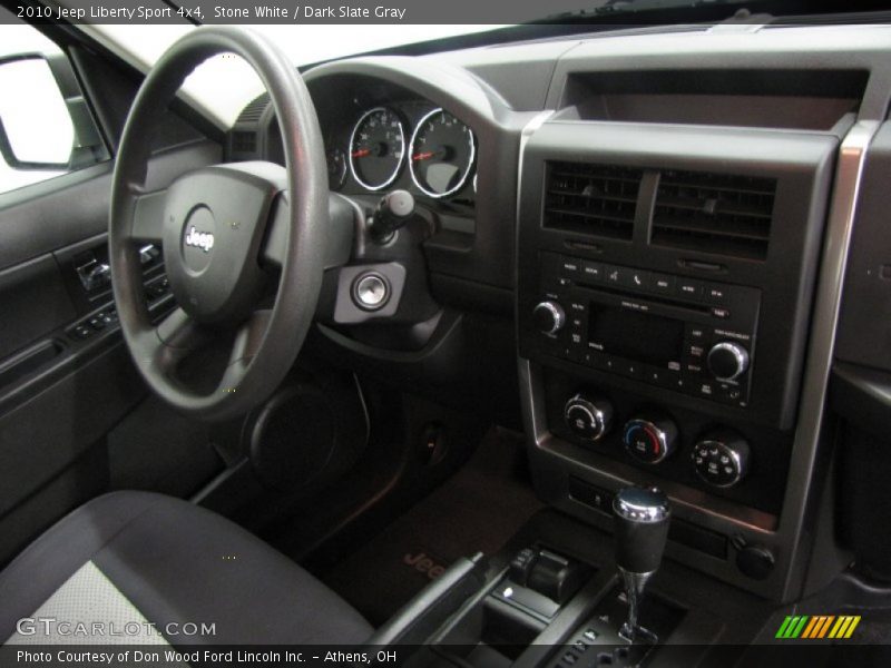 Stone White / Dark Slate Gray 2010 Jeep Liberty Sport 4x4