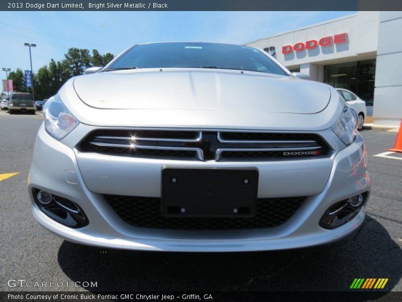 Bright Silver Metallic / Black 2013 Dodge Dart Limited