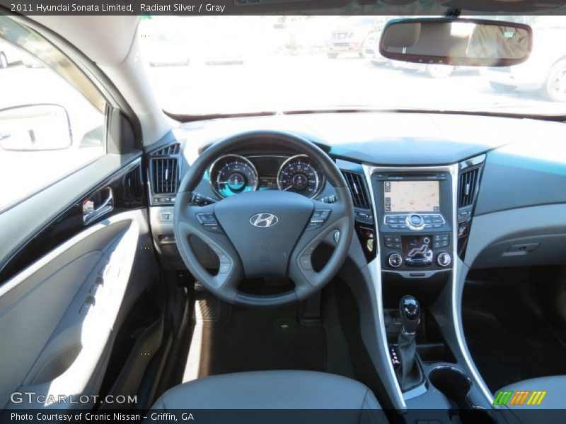 Radiant Silver / Gray 2011 Hyundai Sonata Limited