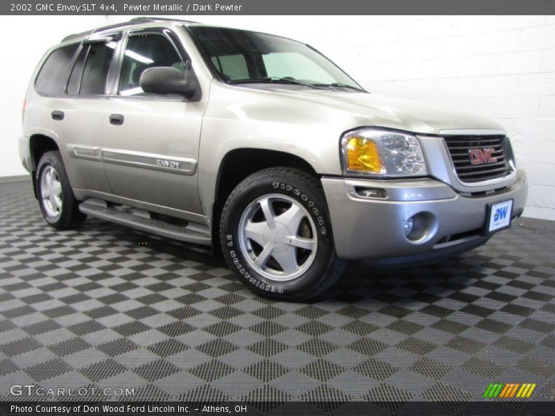 Pewter Metallic / Dark Pewter 2002 GMC Envoy SLT 4x4