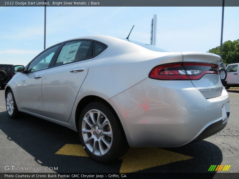 Bright Silver Metallic / Black 2013 Dodge Dart Limited