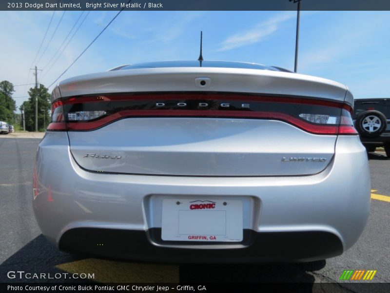 Bright Silver Metallic / Black 2013 Dodge Dart Limited