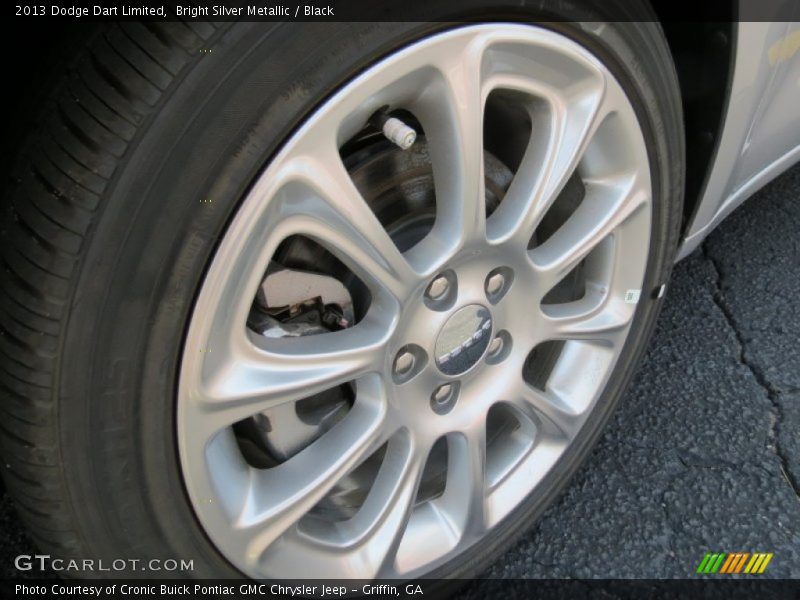 Bright Silver Metallic / Black 2013 Dodge Dart Limited