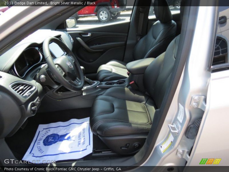 Bright Silver Metallic / Black 2013 Dodge Dart Limited