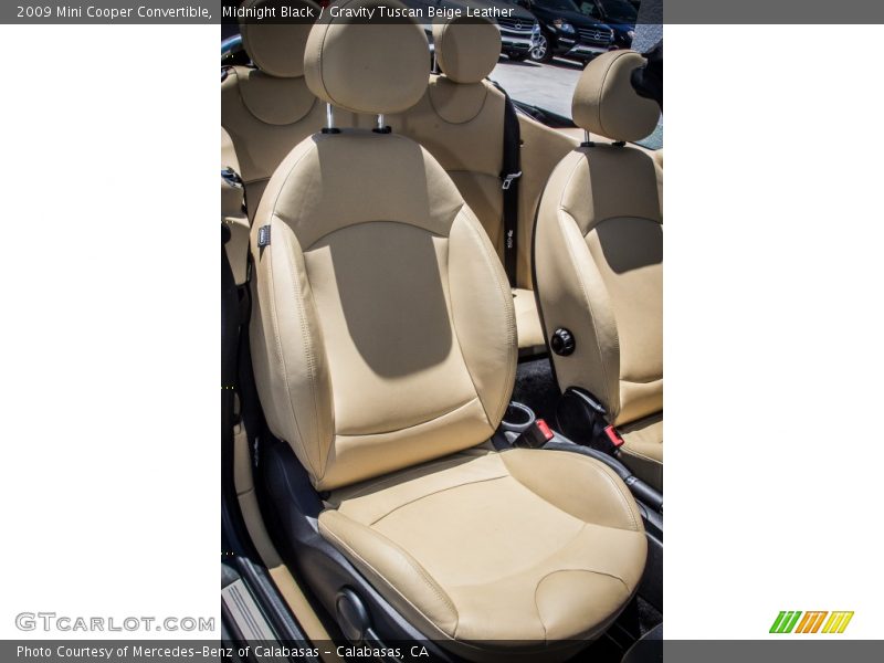 Front Seat of 2009 Cooper Convertible