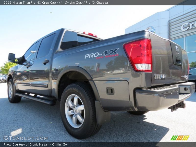 Smoke Gray / Pro 4X Charcoal 2012 Nissan Titan Pro-4X Crew Cab 4x4