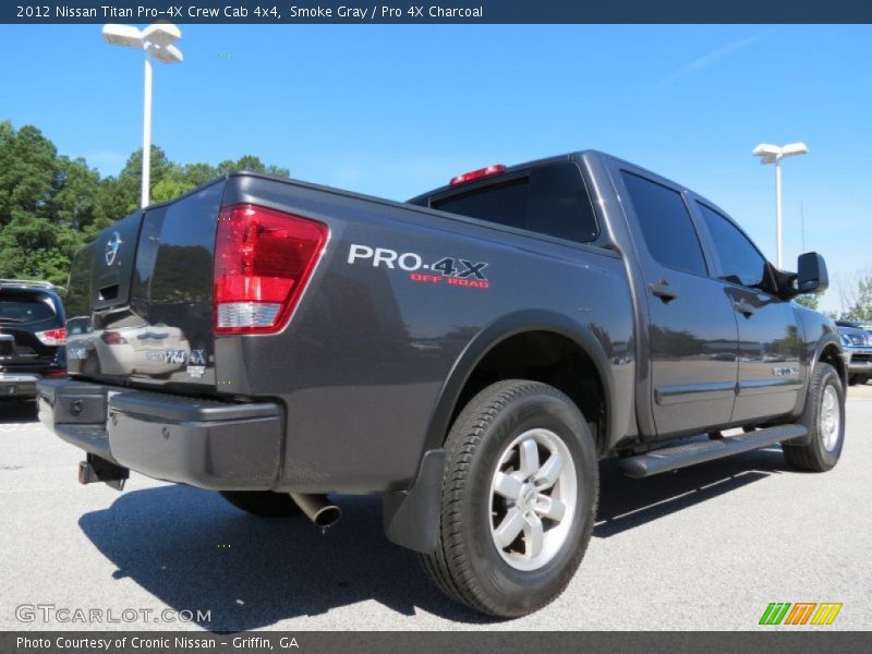 Smoke Gray / Pro 4X Charcoal 2012 Nissan Titan Pro-4X Crew Cab 4x4