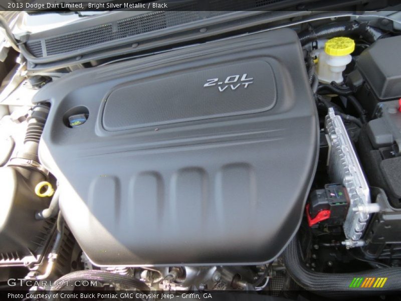 Bright Silver Metallic / Black 2013 Dodge Dart Limited