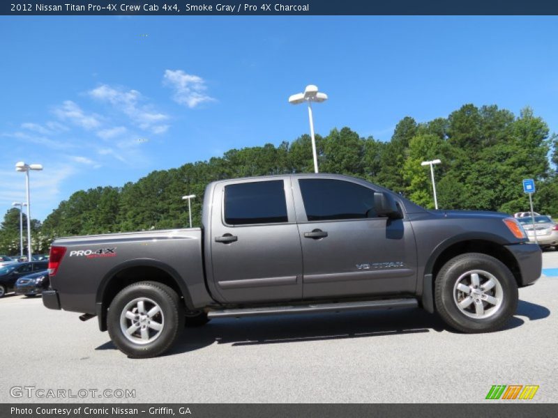 Smoke Gray / Pro 4X Charcoal 2012 Nissan Titan Pro-4X Crew Cab 4x4