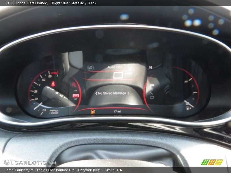 Bright Silver Metallic / Black 2013 Dodge Dart Limited