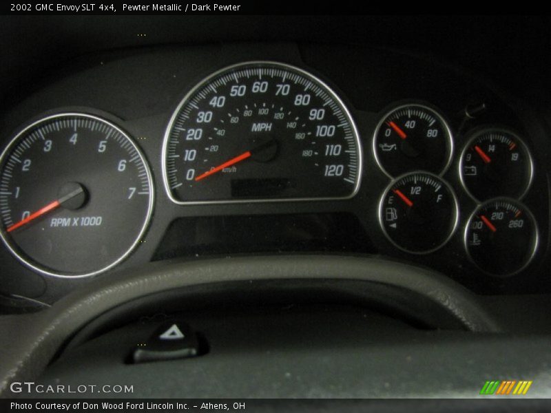 Pewter Metallic / Dark Pewter 2002 GMC Envoy SLT 4x4