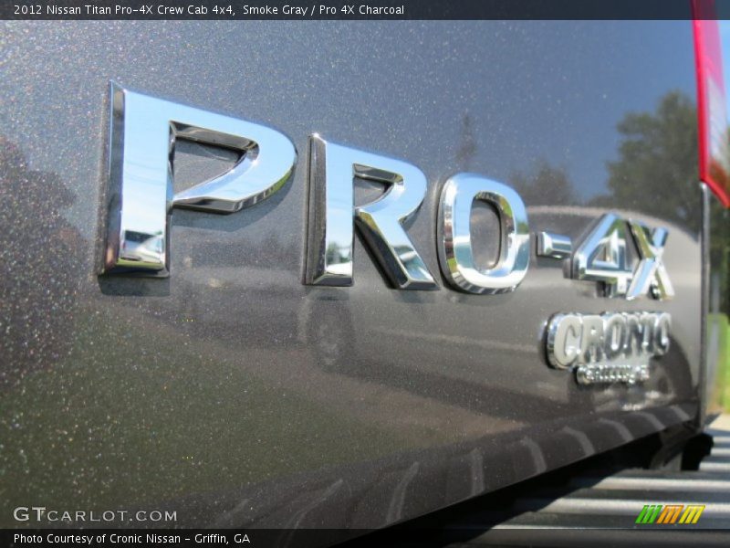 Smoke Gray / Pro 4X Charcoal 2012 Nissan Titan Pro-4X Crew Cab 4x4