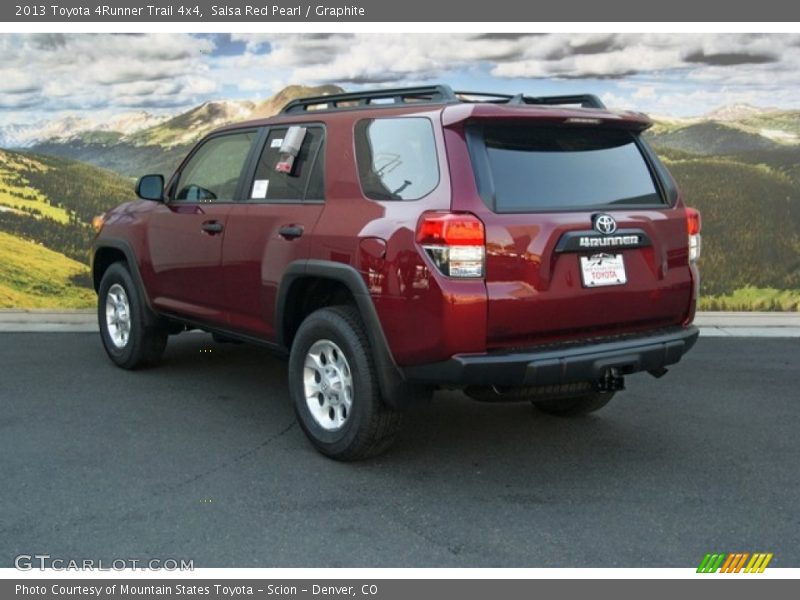 Salsa Red Pearl / Graphite 2013 Toyota 4Runner Trail 4x4