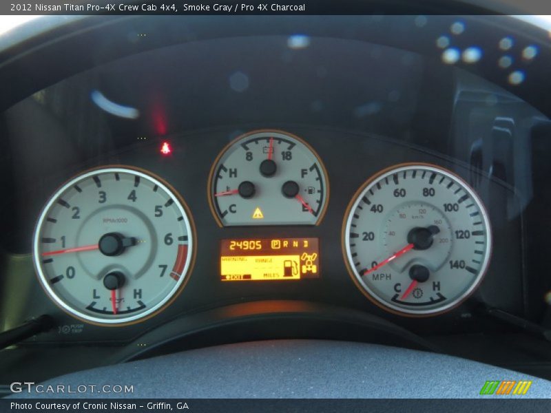 Smoke Gray / Pro 4X Charcoal 2012 Nissan Titan Pro-4X Crew Cab 4x4
