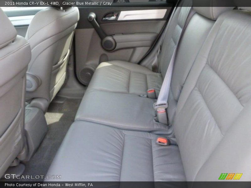 Glacier Blue Metallic / Gray 2011 Honda CR-V EX-L 4WD