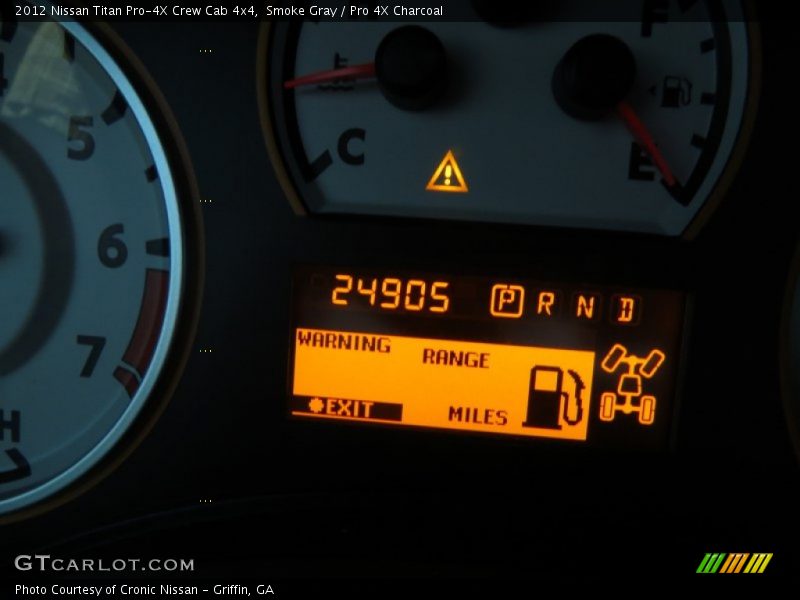 Smoke Gray / Pro 4X Charcoal 2012 Nissan Titan Pro-4X Crew Cab 4x4