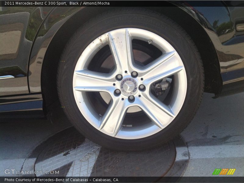 Black / Almond/Mocha 2011 Mercedes-Benz C 300 Sport