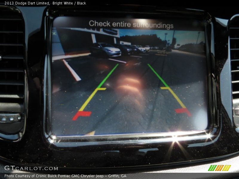 Bright White / Black 2013 Dodge Dart Limited