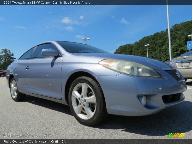 Cosmic Blue Metallic / Ivory 2004 Toyota Solara SE V6 Coupe
