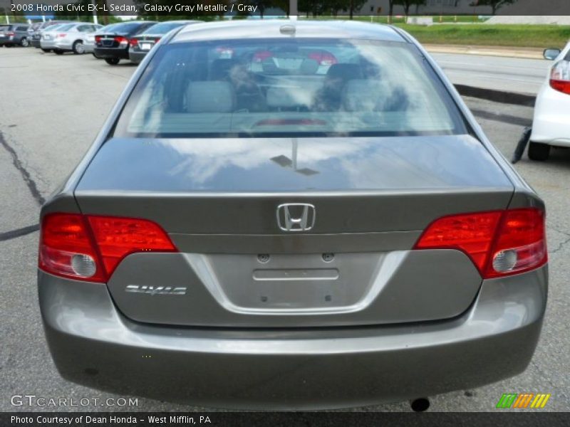 Galaxy Gray Metallic / Gray 2008 Honda Civic EX-L Sedan