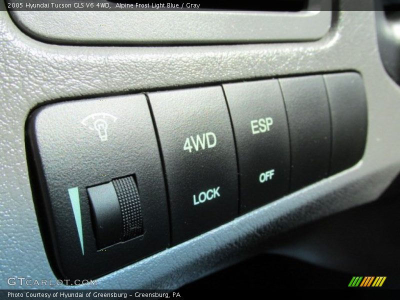 Alpine Frost Light Blue / Gray 2005 Hyundai Tucson GLS V6 4WD