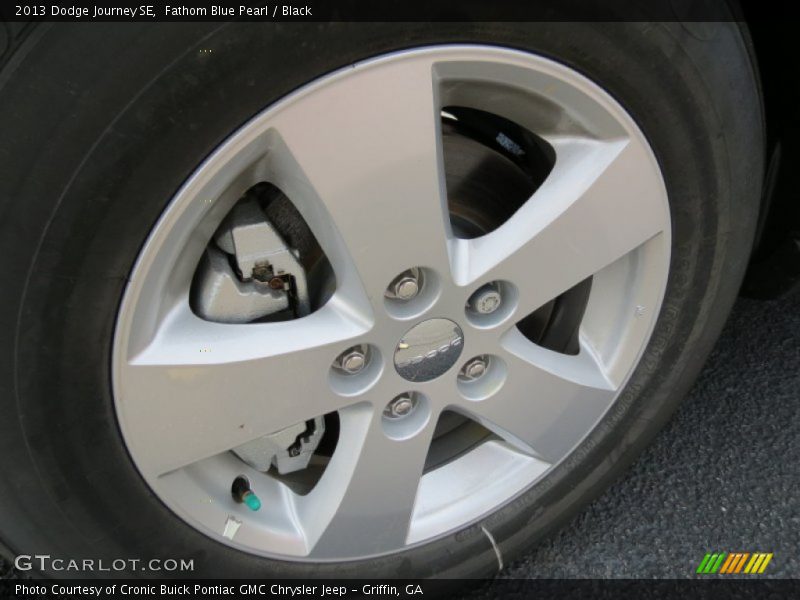 Fathom Blue Pearl / Black 2013 Dodge Journey SE