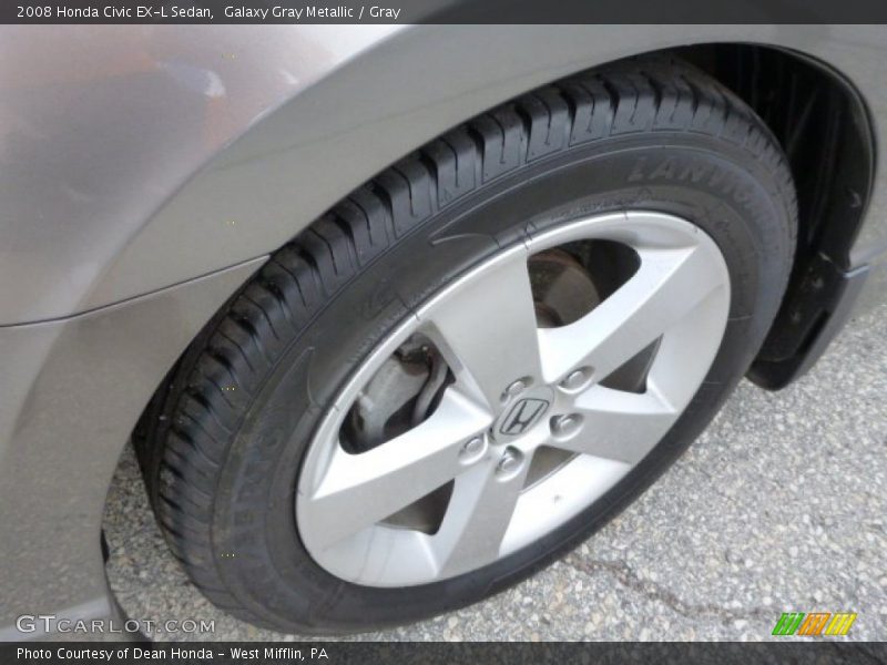 Galaxy Gray Metallic / Gray 2008 Honda Civic EX-L Sedan