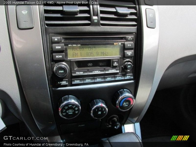 Alpine Frost Light Blue / Gray 2005 Hyundai Tucson GLS V6 4WD