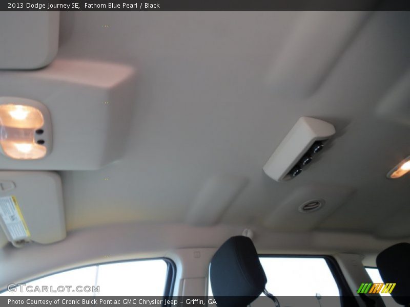 Fathom Blue Pearl / Black 2013 Dodge Journey SE