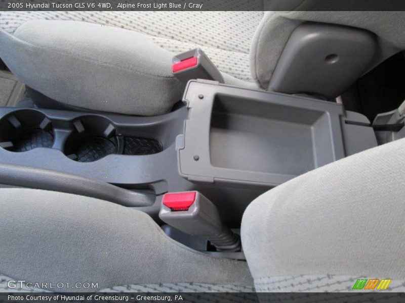 Alpine Frost Light Blue / Gray 2005 Hyundai Tucson GLS V6 4WD