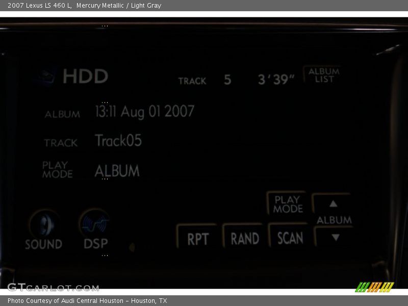 Mercury Metallic / Light Gray 2007 Lexus LS 460 L