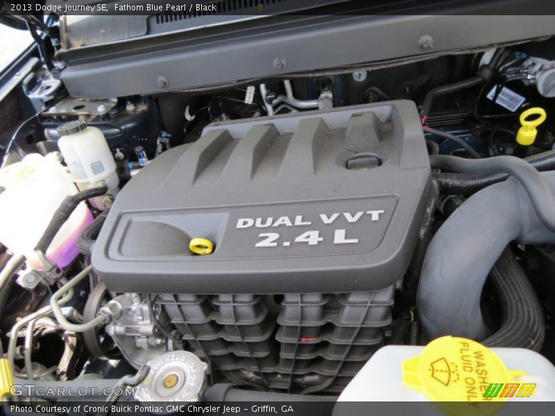 Fathom Blue Pearl / Black 2013 Dodge Journey SE
