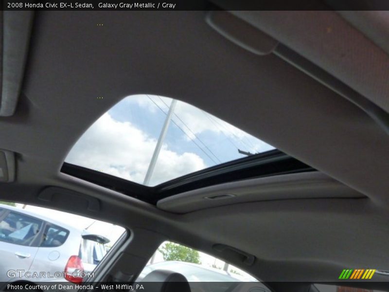 Galaxy Gray Metallic / Gray 2008 Honda Civic EX-L Sedan