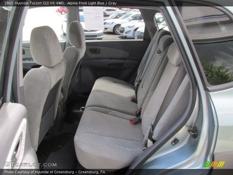 Alpine Frost Light Blue / Gray 2005 Hyundai Tucson GLS V6 4WD