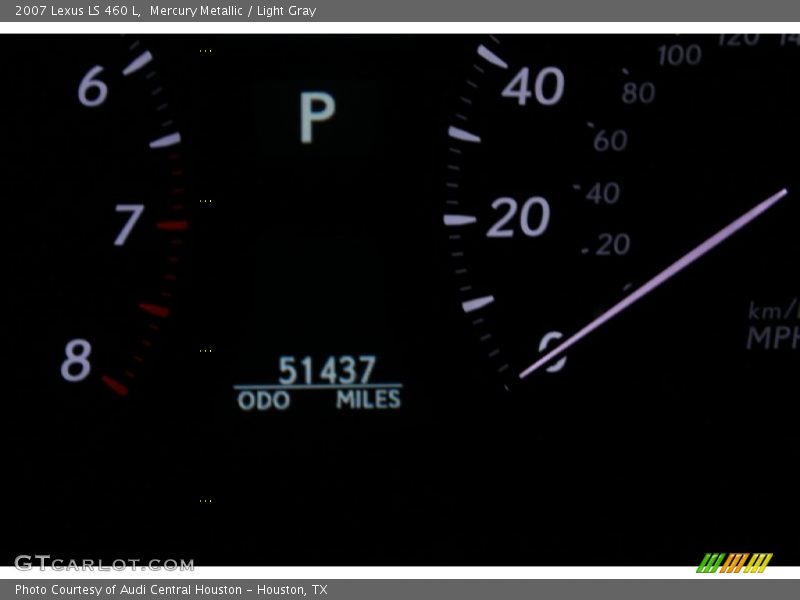 Mercury Metallic / Light Gray 2007 Lexus LS 460 L