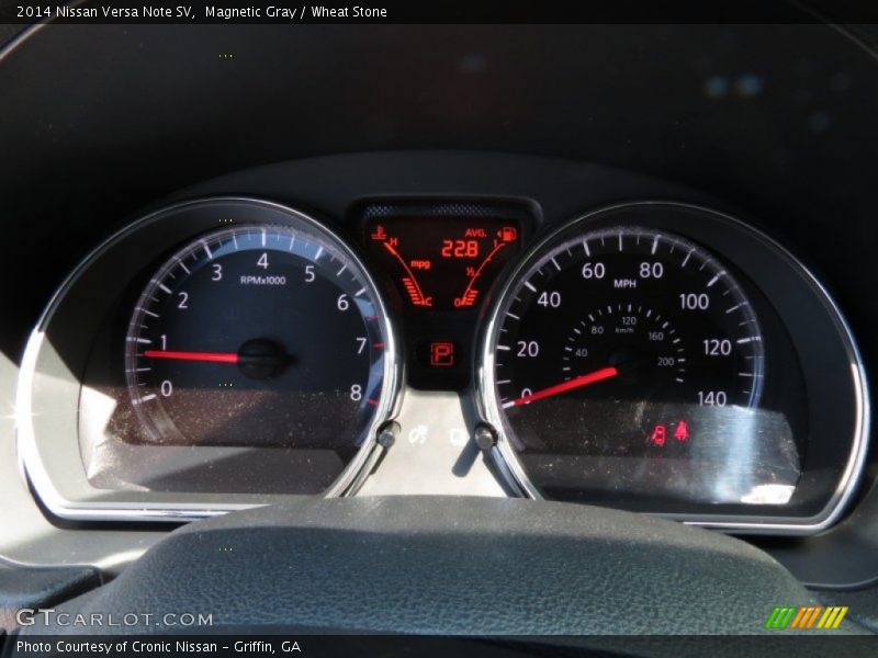 Magnetic Gray / Wheat Stone 2014 Nissan Versa Note SV